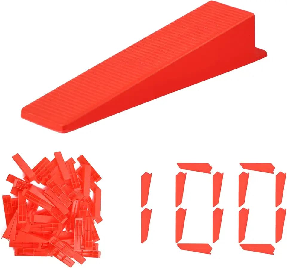 Flintronic Fliesenkeile, 100 Stück Keile Kunststoff, Laminat Abstandshalter