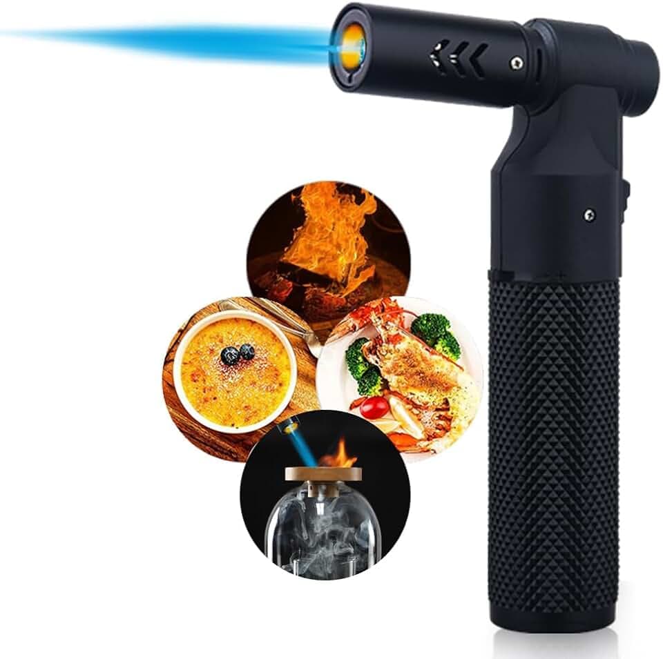HONEST Lighter Butane refillable lighters Shipped without gas (Black)