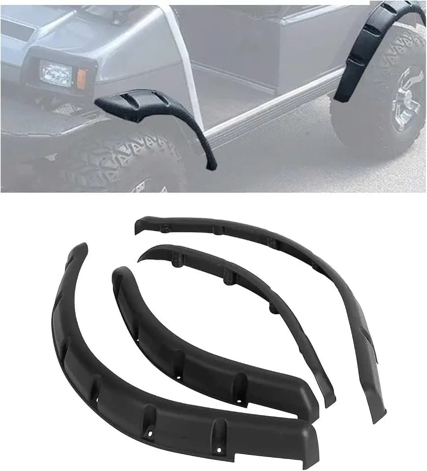 ECOTRIC Golf Cart Standard Fender Flares Compatible with 1993+ Club Car DS