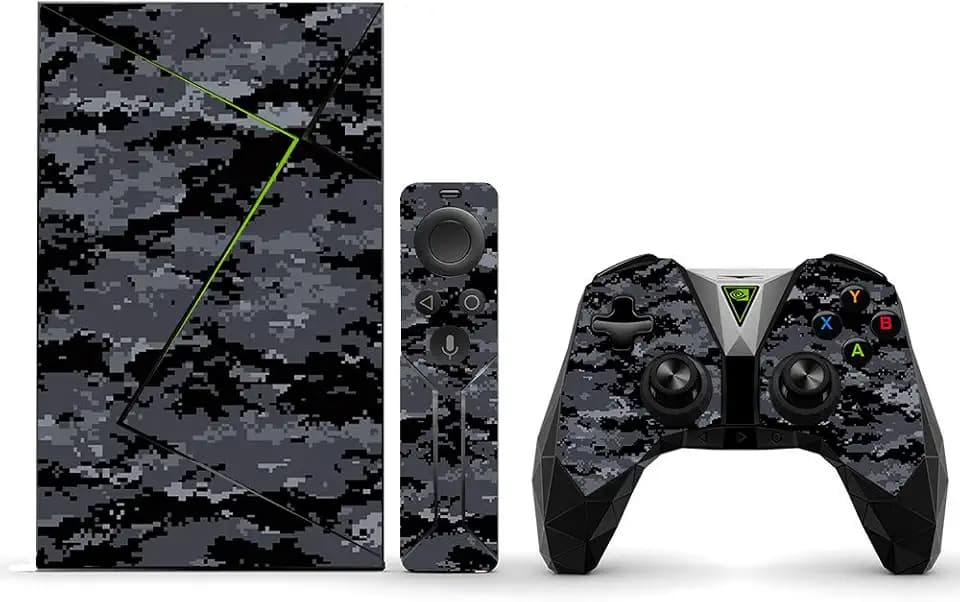 MightySkins Skin Compatible with NVIDIA Shield TV (2017) Pro - Digital Camo | Protective, Durable, and Unique Vinyl Decal wrap Cover | Easy to Apply, Remove, and Change Styles | Made in The USA