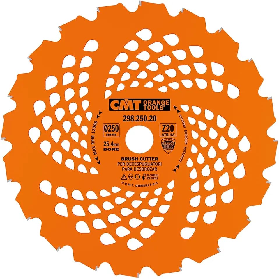 CMT ORANGE TOOLS 298.250.20 - KREISSÄGEBLATT FÜR RASENTRIMMER 250X2.2/1.4X25.4 Z20 WECHSELZAHN