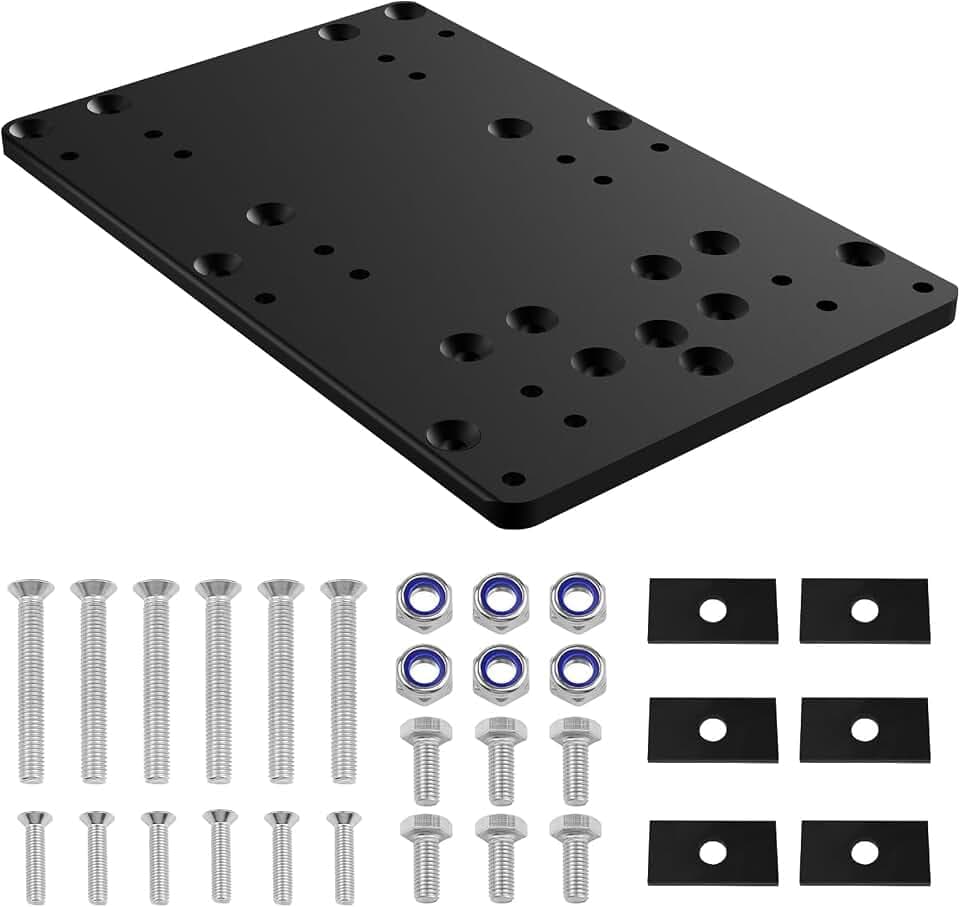 MKA-58 Boat Deck Reinforcement Kit – Trolling Motor Backing Plate Compatible with Minn Kota Ulterra, Terrova, Riptide Terrova & Riptide Instinct