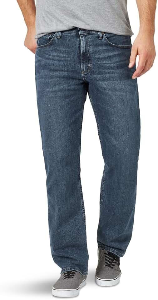 Wrangler Authentics Men's Comfort Flex Waist Relaxed Fit Jean