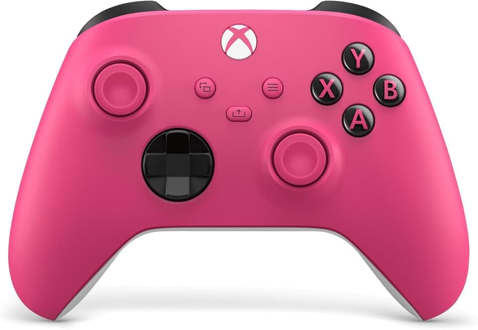 Xbox Wireless Gaming Controller | Deep Pink | Consoles, PCs, TVs, mobile, and more | Textured Grip | Wireless, Bluetooth, USB-C Connectivity