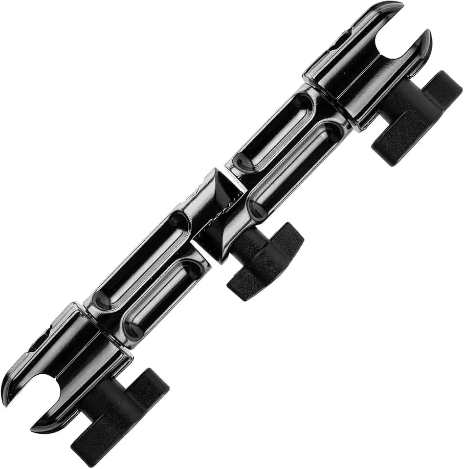 Tackform 7" Aluminum Arm with Dual 20mm Ball & Socket Joints. Expandable Elbow Joint. Thumbscrew for Quick Adjustment Enduro Series