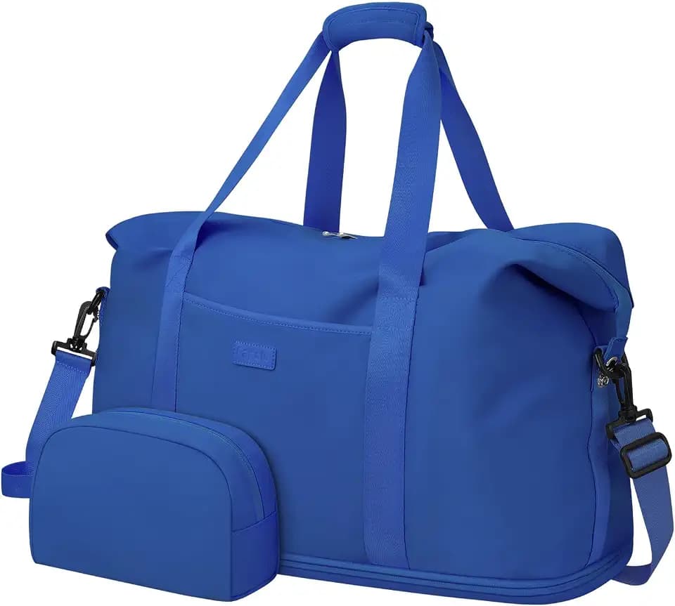 Capolo Expandable Travel Duffle Bag Weekender Overnight Bags for Women Men
