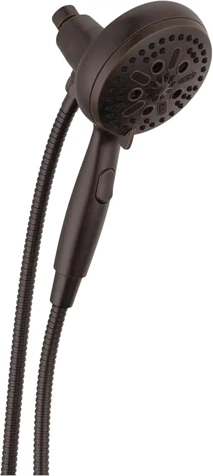 Delta Faucet 54810-RB-PK SureDock Magnetic Hand Shower, Venetian Bronze, 7 Settings