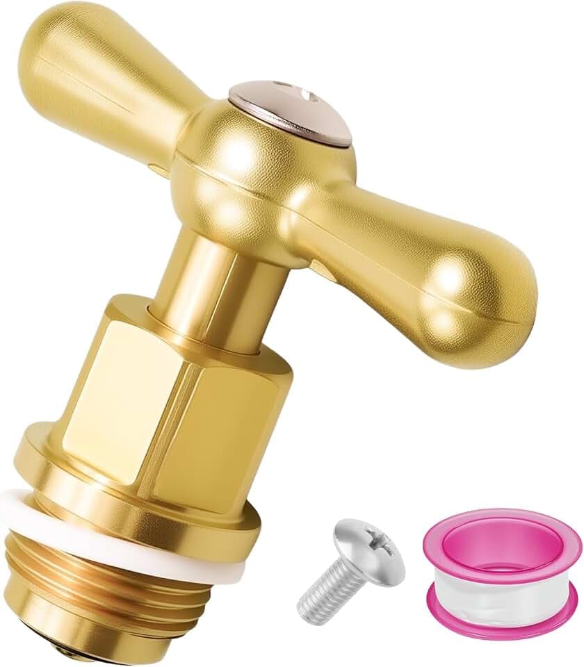 Brass Globe Valve Faucet Stem and Bonnet Replacement Kit PP806-15