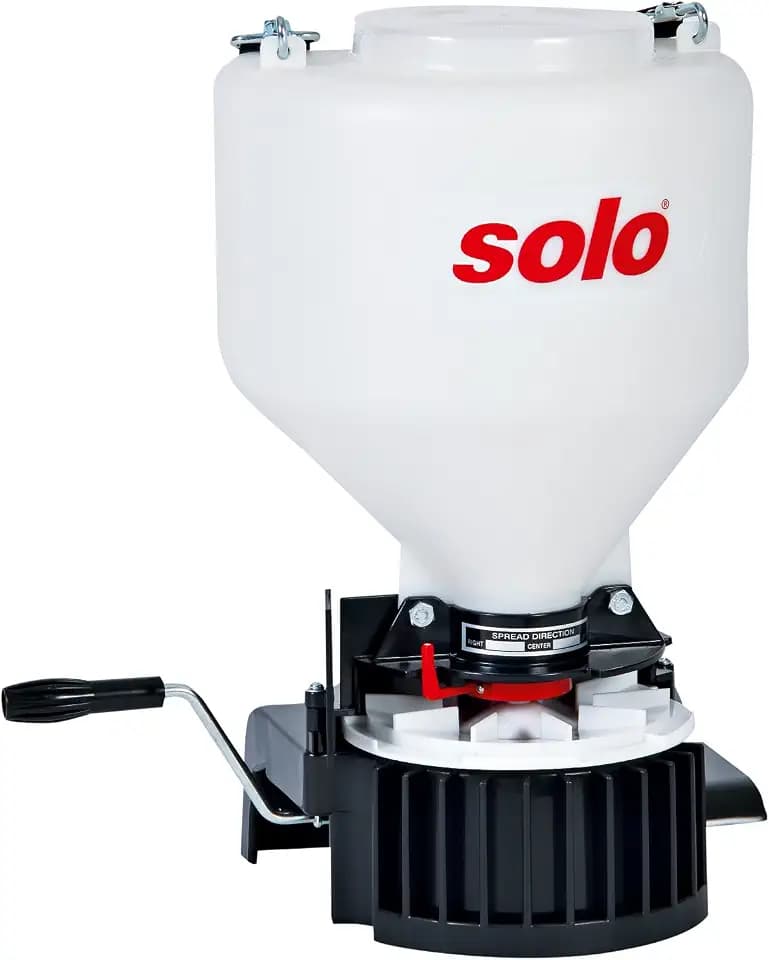 SOLO Inc 421 20-Pound Capacity Portable Chest-Mount Spreader with Comfortable Cross-Shoulder Strap - 421S, White, 20lb