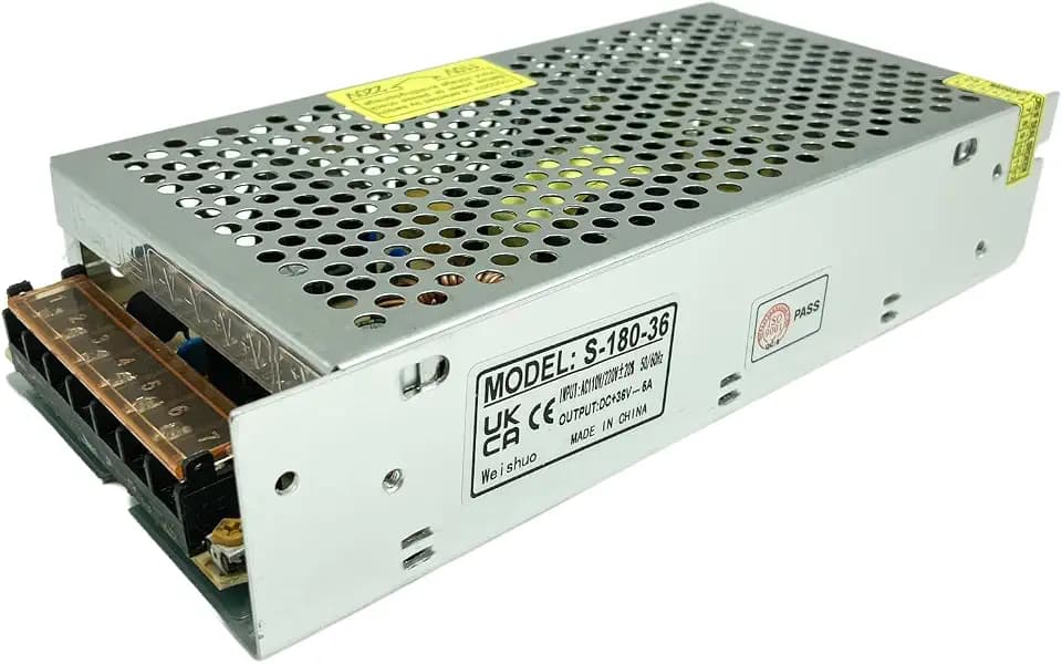 36V 5A 180W Universal Schaltnetzteil geregelter Transformator Kurzschluss und Überstromschutz DC/AC100-260V