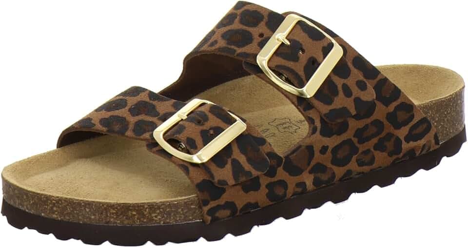 AFS-Schuhe 2100, modische Damen-Pantoletten, hochwertiges, echtes Leder, Made in Germany