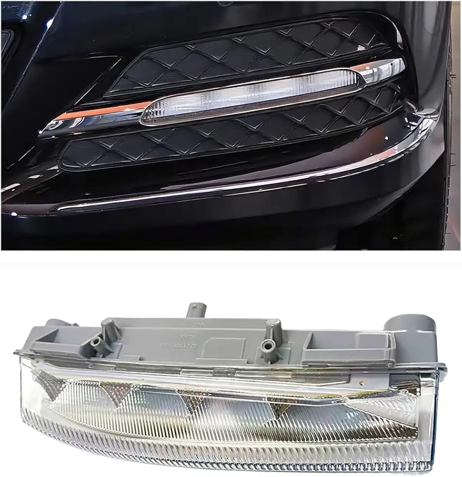 Egreat Fog Light LED Daytime Running Light Fog Lamp Compatible with 2007-2014 Mercedes Benz C Class W204 C250 C300 C350 E Class W212 E350 E63 (Driver Side #2049068900)