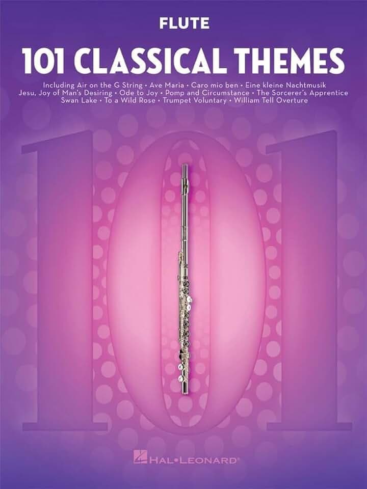 Flute-101 Classical Themes for Flute-Flöte-BOOK