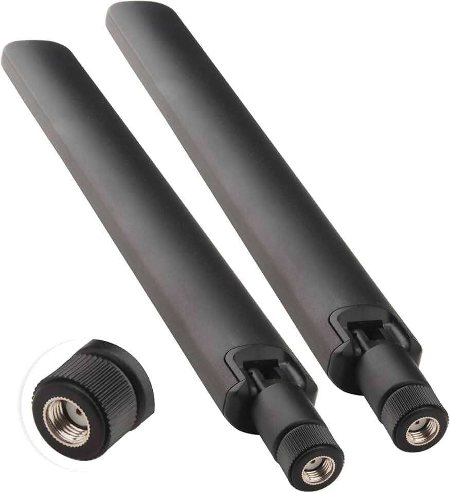 5G 4G T-Mobile Antenna High Gain 10dBi Wide Band RP-SMA OmniDirectional External Antenna for T-Mobile/AT&T/Verizon for T-Mobile 5G Gateway Home Internet Router Spypoint Trail Camera 2PCS