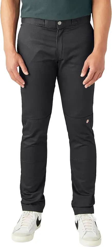 Dickies Men's Skinny Straight Double Knee Work Pants