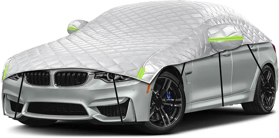 Hail Car Cover for Sedan 185-206 Inches Long, Waterproof Dustproof