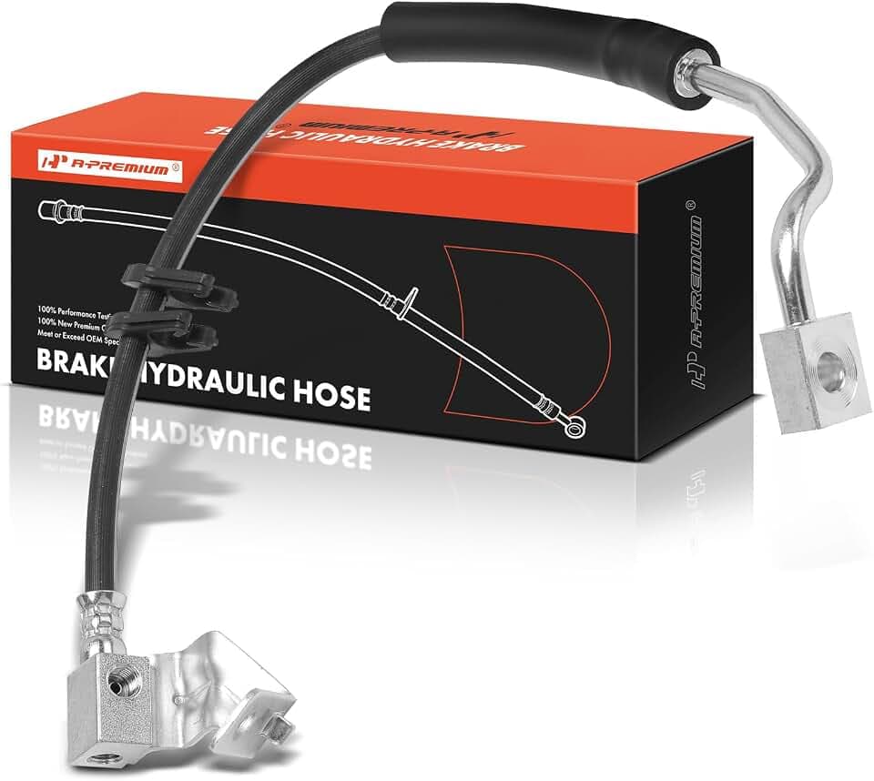 A-Premium Front Left Brake Hydraulic Hose Compatible with Ford, Lincoln