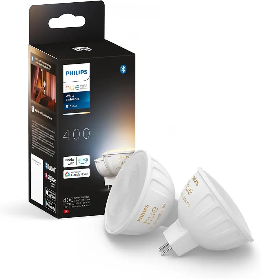 Philips Hue MR16 LED Lampe, 2er Pack