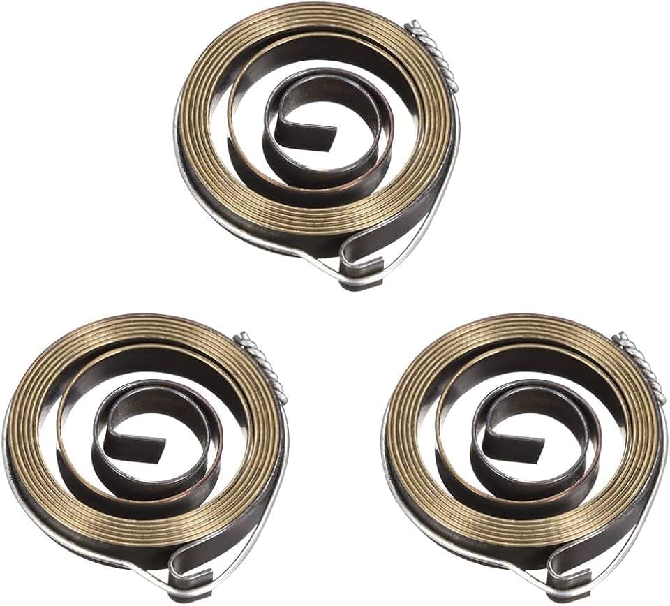 sourcing map 3 Stück Bohrmaschine Feder Hülse Eingabe Rückholfeder 1540mm 48 x 8 x 0,8 mm de
