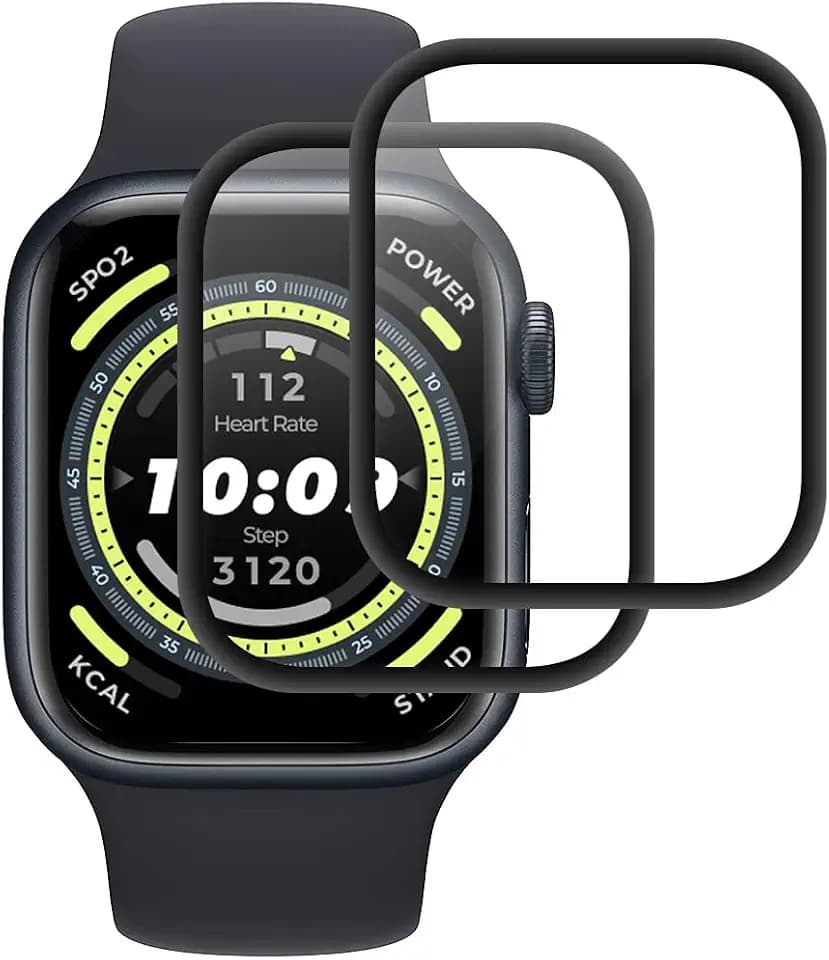 2 Stück Panzer Schutz Glas für Apple Watch Series 6/5/4/SE 40mm, Schutzfolie Film,[9H Härte][HD Klare][Blasenfrei][Anti-Kratzen] Glass Screen Protector