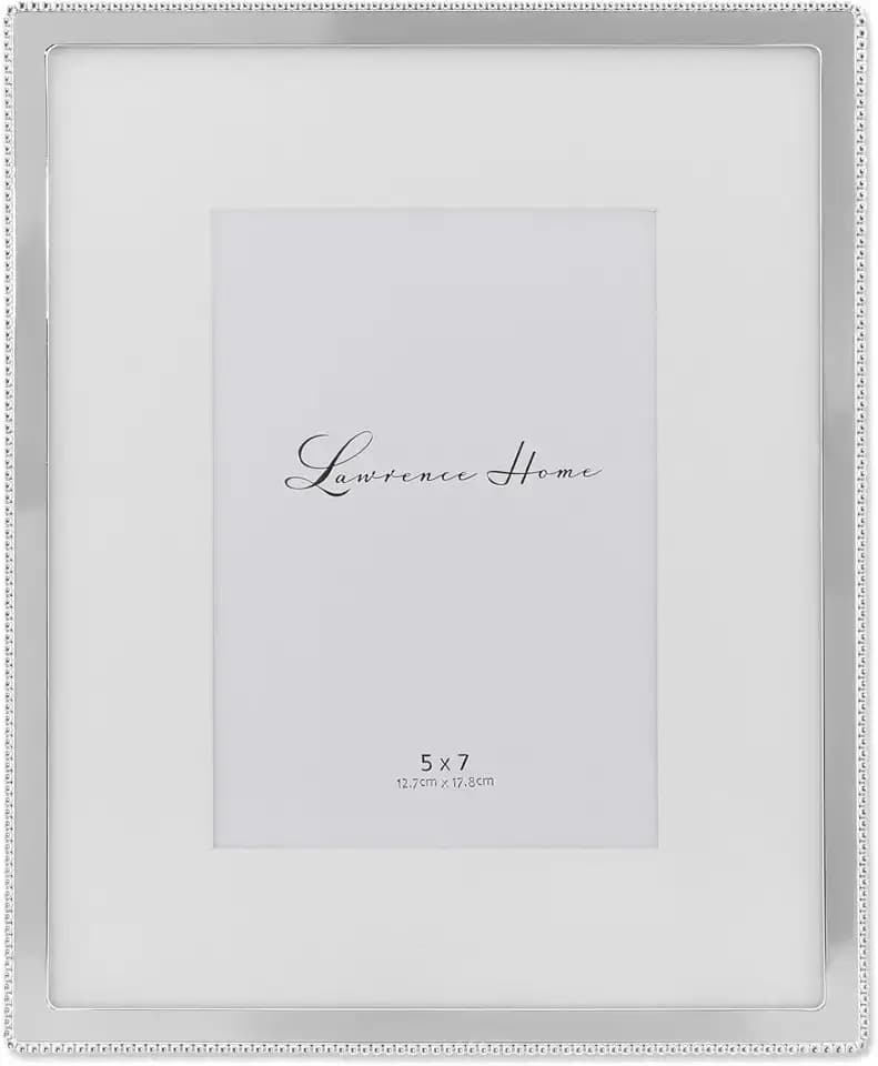 Lawrence Frames 710780 Silver Metal 8 x 10-inch Picture Frame
