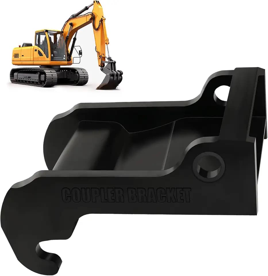 X-Change Coupler Bracket, Bobcat Quick Attach Excavator Bucket Mount Attachment, Black Hardened Steel, Rust and Wear Resistant, Compatible with Bobcat E-Series Models