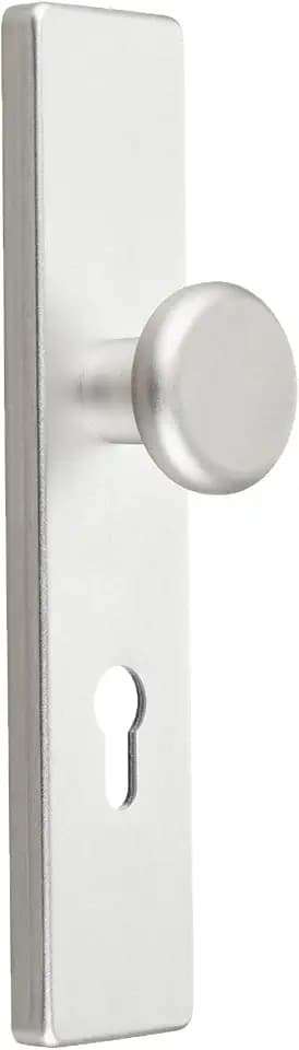 ABUS Schutzbeschlag 0600 Aluminium – Wohnungsabschlusstür, 8 mm Vierkant