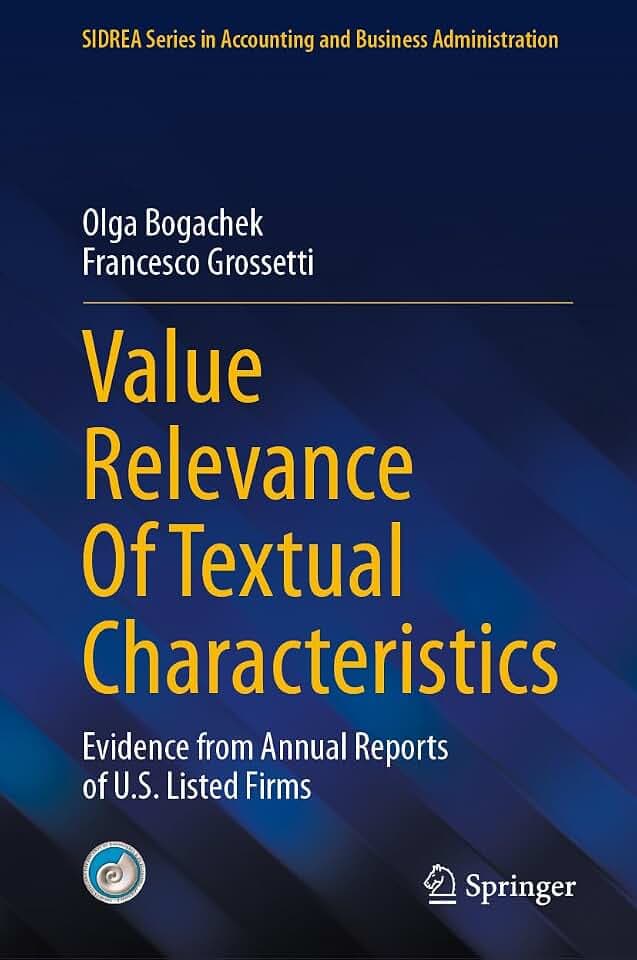 Value Relevance Of Textual Characteristics: Evidence from Annual Reports of U.S. Listed Firms (SIDREA Series in Accounting and Business Administration)
