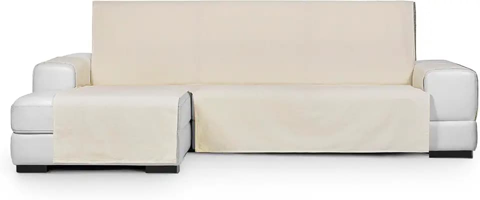 Eysa schmutzabweisender sofabezug für chaiselongue Linke Vorderansicht roh Design Genna