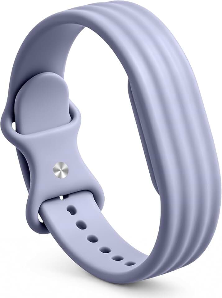 Armband Kompatibel mit Google Fitbit Air Armband, Verstellbar Weiches Silikon Sportbänder für Fit bit Air Band, S/L, Schweißfest und Wasserabweisend für Fitness, Joggen, Training und Alltag