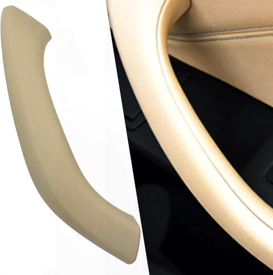 FASTCHE Door Handle Outer Cover Right Side Door Handle Outer Cover Replacement Compatible with BMW X1 F48 F49 2015-2020, X2 F39 2017-2020 (Right, Beige)
