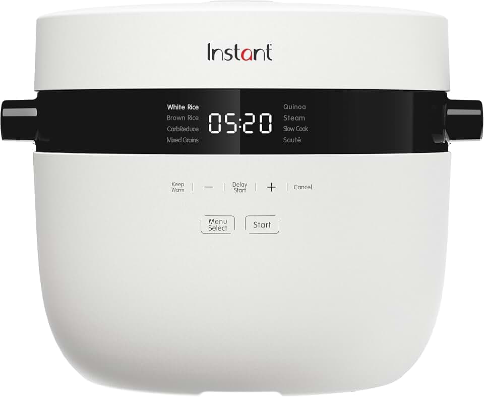 Instant Pot Reiskocher & Dampfgarer, 5 L (20 Tassen), mit CarbReduce