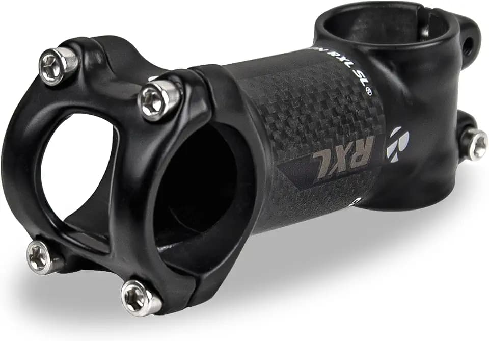 RXL SL Fahrrad lenker Vorbau, MTB Vorbau 31,8mm, Rennrad Vorbau 6 Grad Vorbauten 60/70/80/90/100/110/120mm 3K/Matt glänzend Mountainbike Vorbau For Downhill Gravel E-bike Enduro XC Fixie Dirt bike