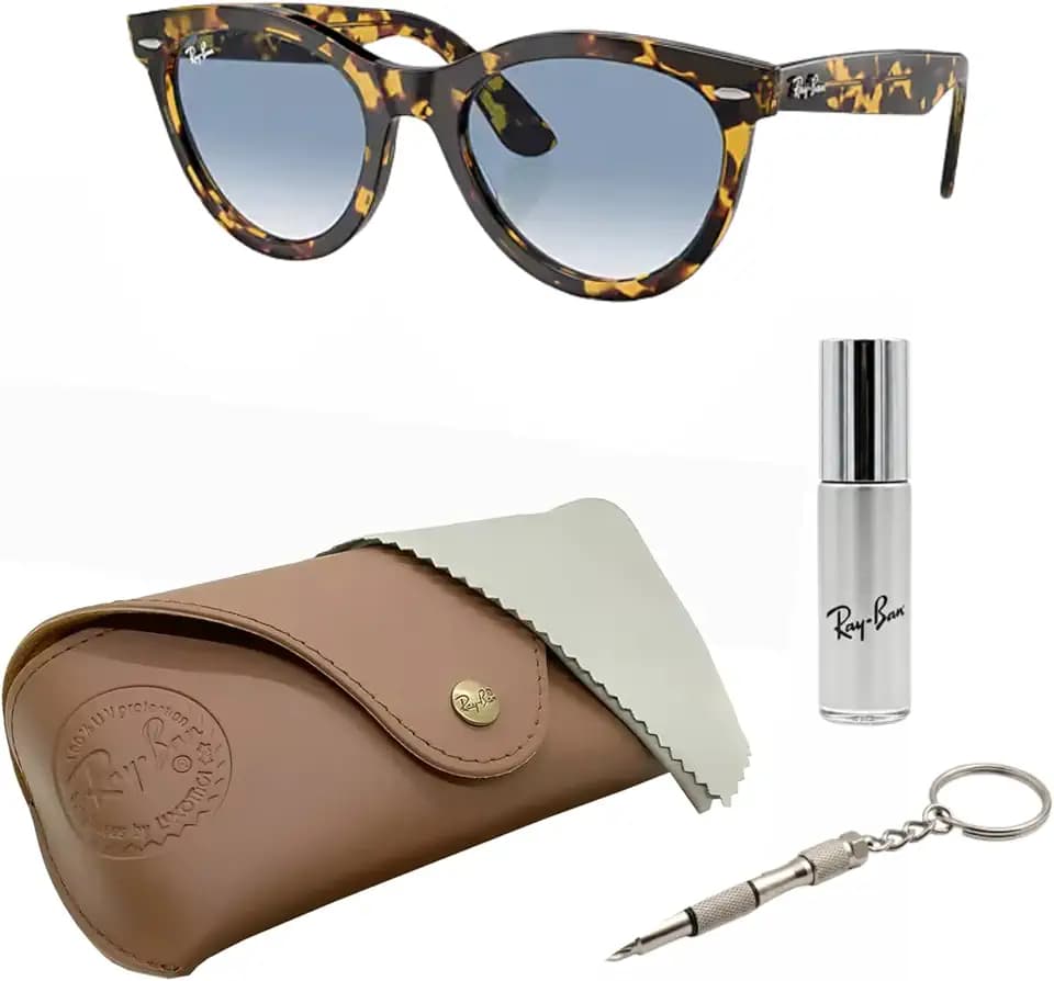 Ray-Ban RB2241 WAYFARER WAY Round Sunglasses with Official Eyewear Kit