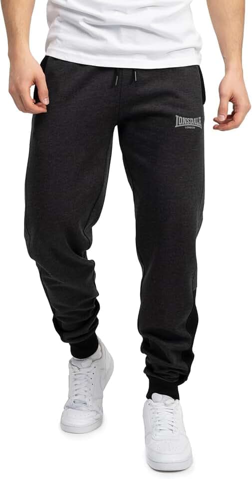 Lonsdale Herren Jogginghose schmale Passform HECKFIELD