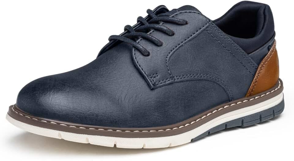 Marcport Boy’s Casual Dress Oxford Shoes – Comfort Formal Uniform Sneaker for School & Daily Wear