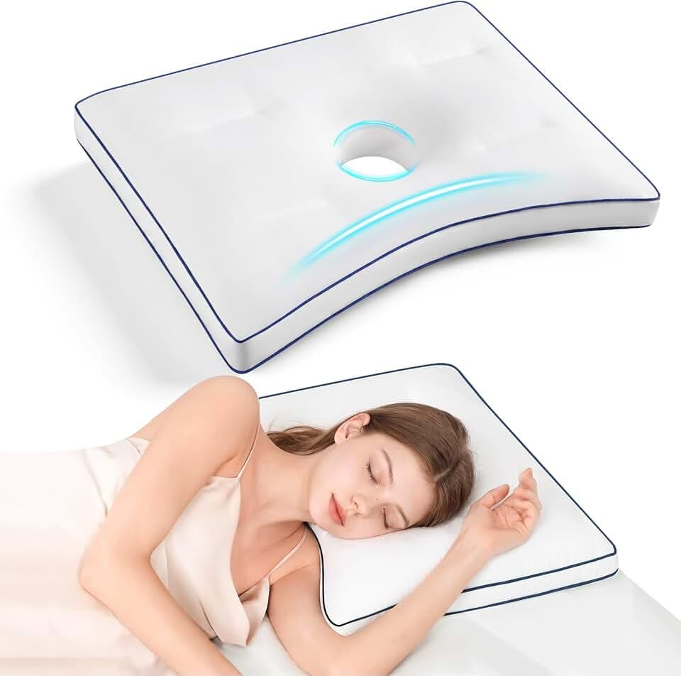 Ear Piercing Pillow for Side Sleepers