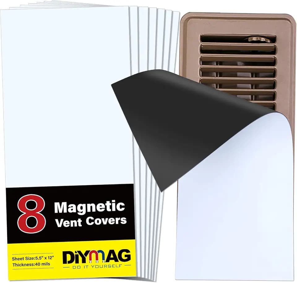 DIYMAG Magnetic Vent Covers-5.5" x 12",8 Pack