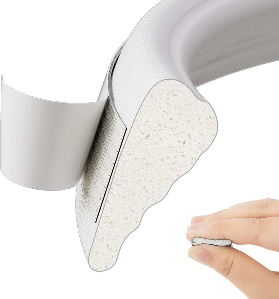 ESUFEIR 196" Wedge Sliding Window Weather Stripping Door Gap Filler