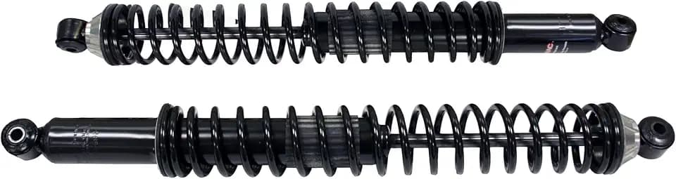 DRiV Monroe Suspension Shock Absorber & Coil Spring Assembly - 58643 - Heavy-Duty Coil Springs Vehicle Suspension Part - Rear Shock Absorber Replacements for Trucks - Self-Lubricating Fluid Seal