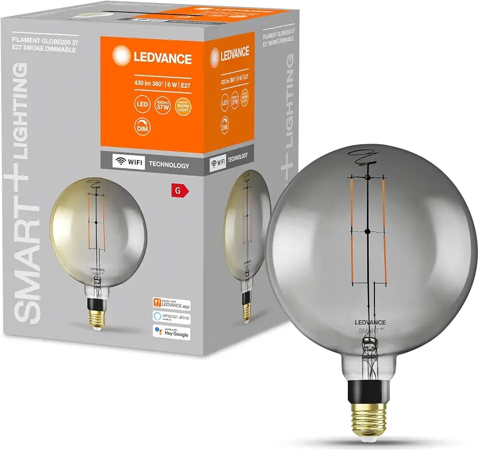 LEDVANCE SMART+ Filament Globe Dimmable Warmweiß 2500 K 6 W