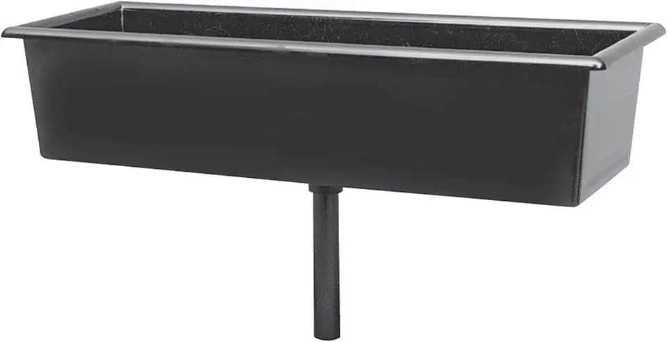 Spill-Stop 13-760 Bar Drain Tray, Durable Black Plastic, Large 14" x 5" x 3", Fits Standard Bar Sinks, Includes Drain Extension Tube, Made in USA