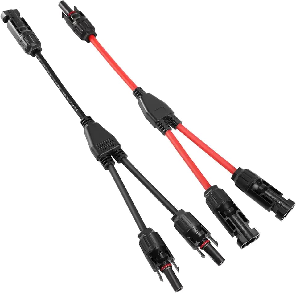 Thlevel Solarkabel Y Verteiler Stecker Solarpanel Male Female Connector