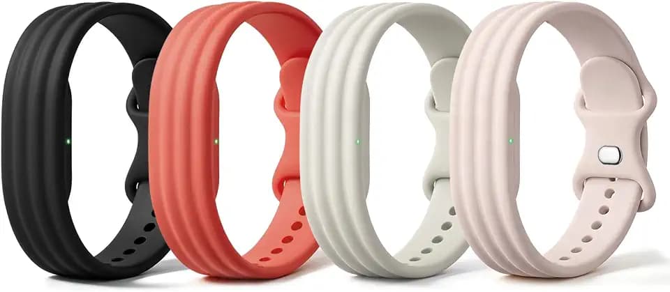 4 Pack Active Band Compatible with Google Fitbit Air Band