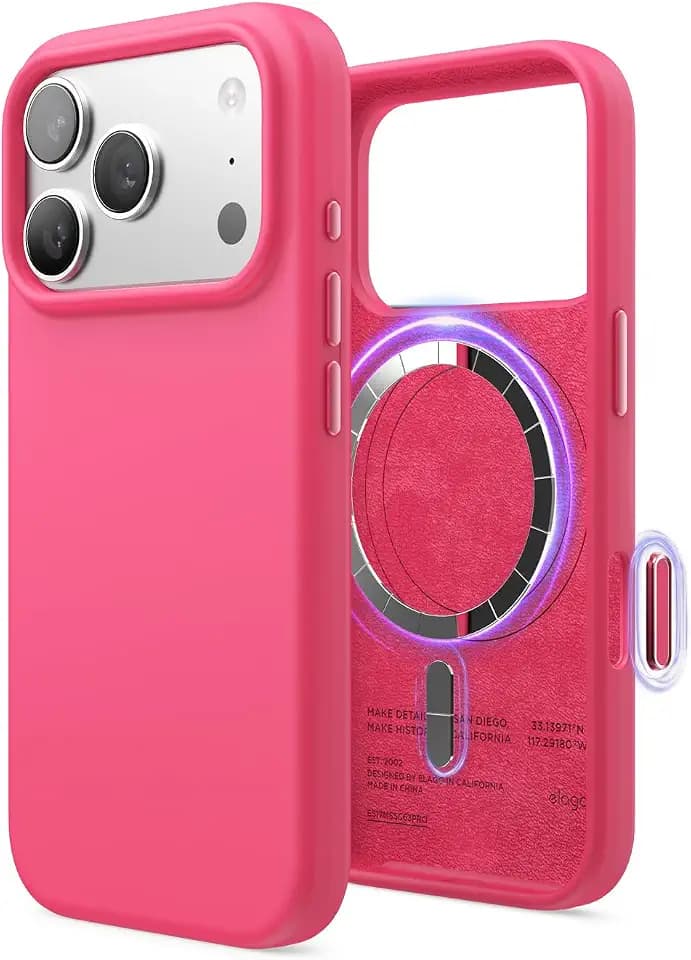 elago Premium Magnetic Silicone Case for iPhone 18 Pro & iPhone 17 Pro