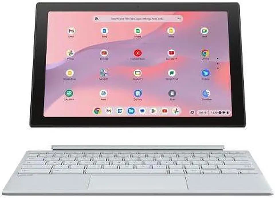 ASUS Chromebook 10.5" WUXGA Touch Laptop MediaTek Kompanio 520 2.0 GHz ARM Mali-G52 MC2 8GB LPDDR4X 128G eMMC ChromeOS - CM3001DM2A-WS88T-S