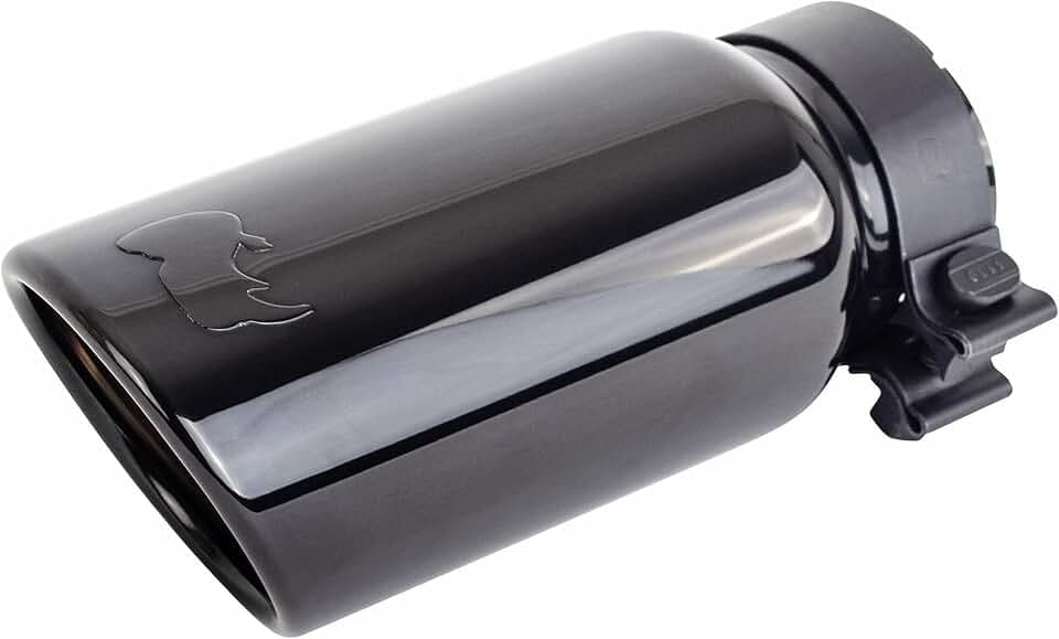Go Rhino! Go Rhino 10" black Chrome Stainless Steel Exhaust Tip -3" ID, 4" OD