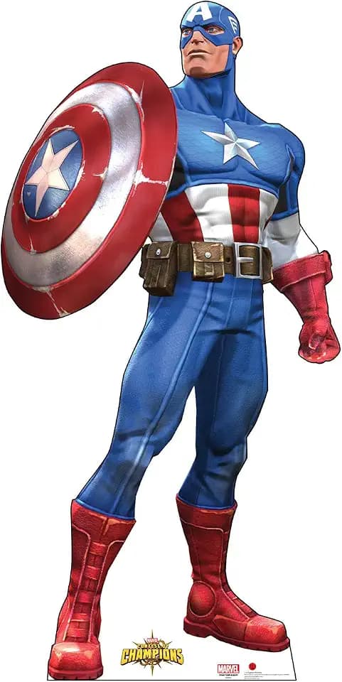 Cardboard People Captain America Cardboard Cutout - Contest of Champions