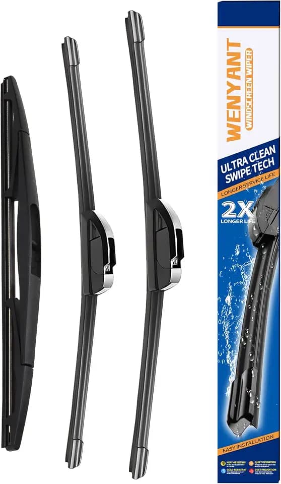 26"/20"/10" Windshield Wipers Compatible with Jeep Grand Cherokee L 2021 2022 2023 2024 2025 Front and Rear Wiper Blades for My Car Automotive Replacement (Set of 3)