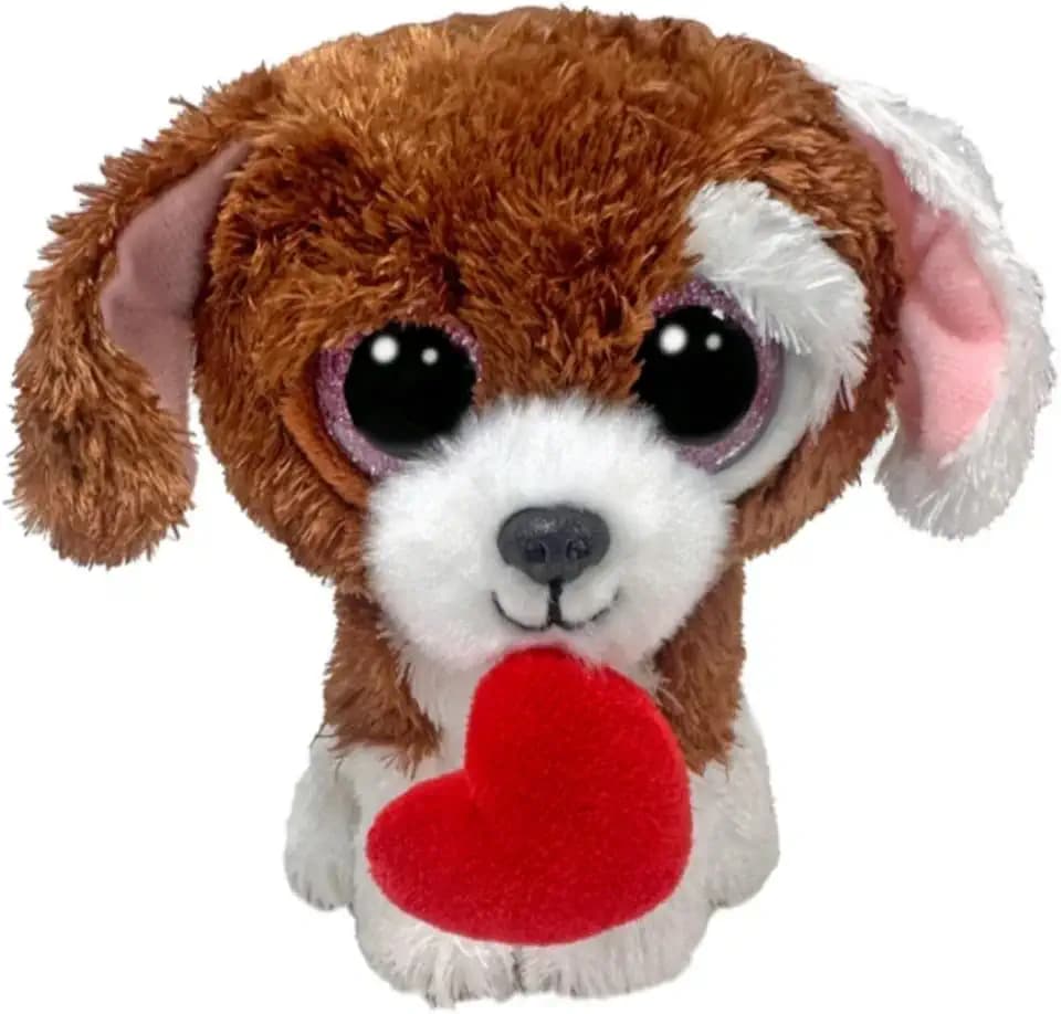 Ty Beanie Boo Cuddles the Puppy with Heart for Valentines 2026-6"